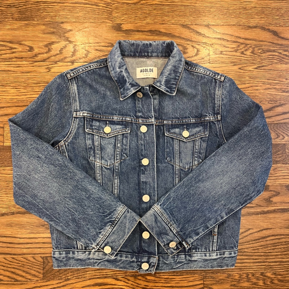 AGOLDE Cropped Denim Jacket
